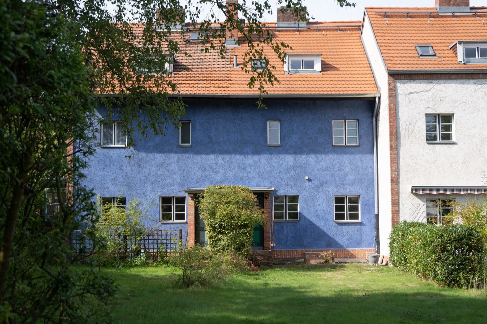 Reihenhäuser der Hufeisensiedlung in Britz